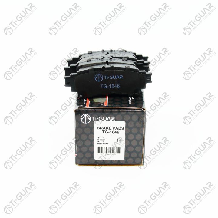 Тормозные колодки TG-1846/PN1846* Ti·GUAR Тормозные колодки TG-1846/PN1846* Ti·GUAR